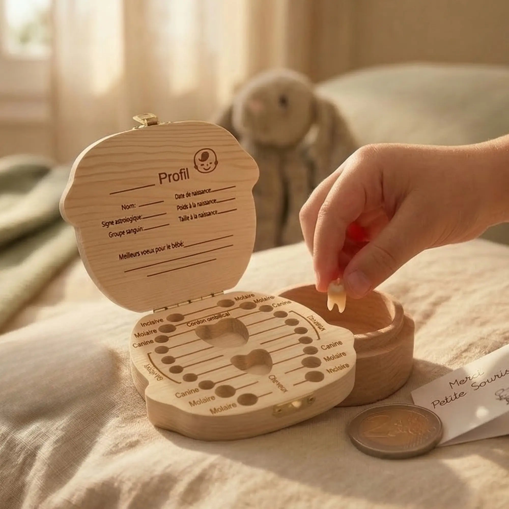 Boite dents de lait personnalisée