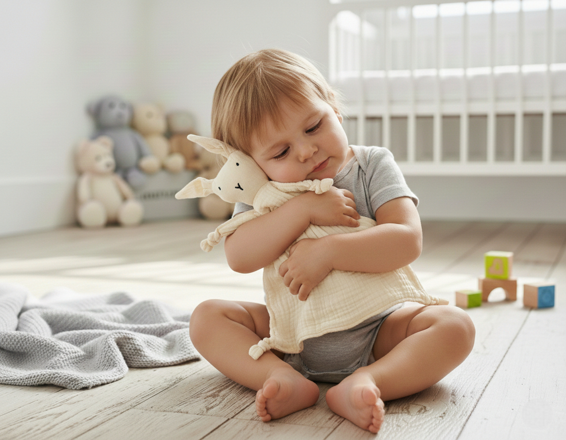 Doudou lapin personnalisé avec prénom – vue 2