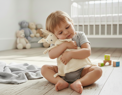 Doudou lapin personnalisé avec prénom – vue 2