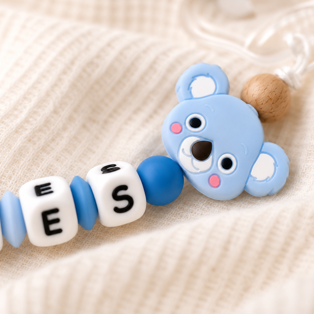 Attache sucette personnalisée Koala – silicone