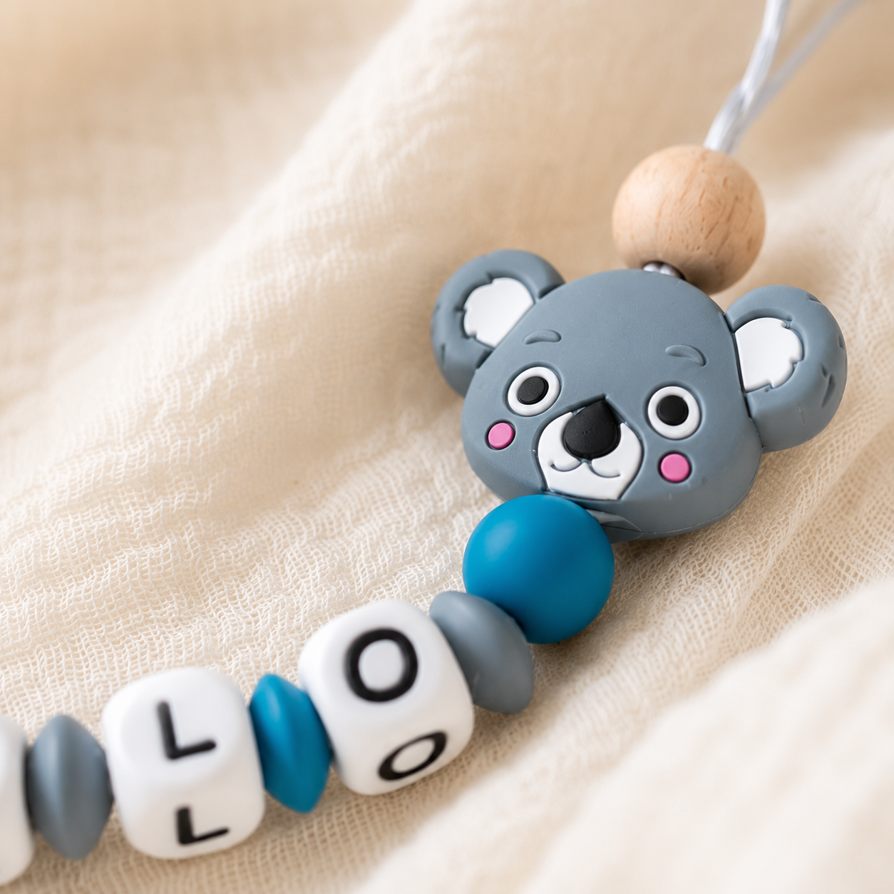 Attache sucette personnalisée Koala – silicone
