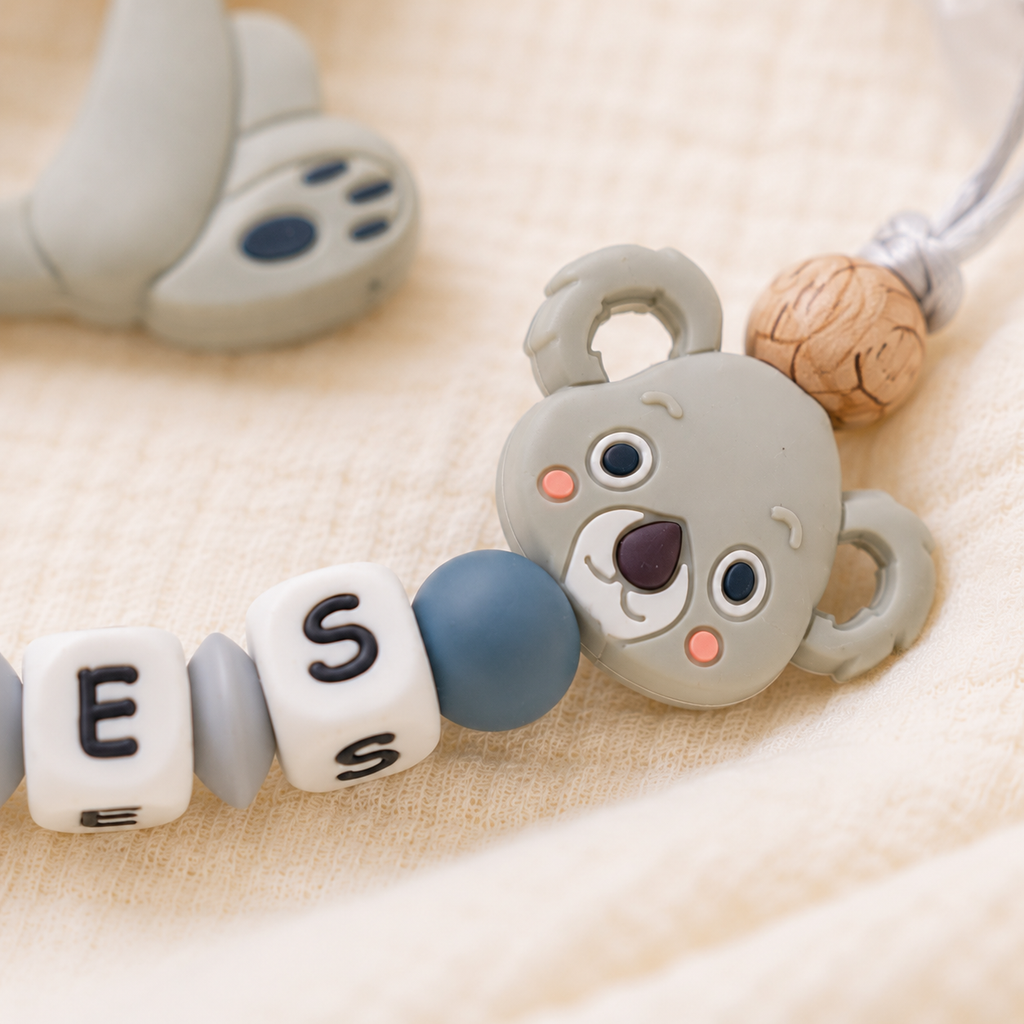 Attache sucette personnalisée Koala – silicone