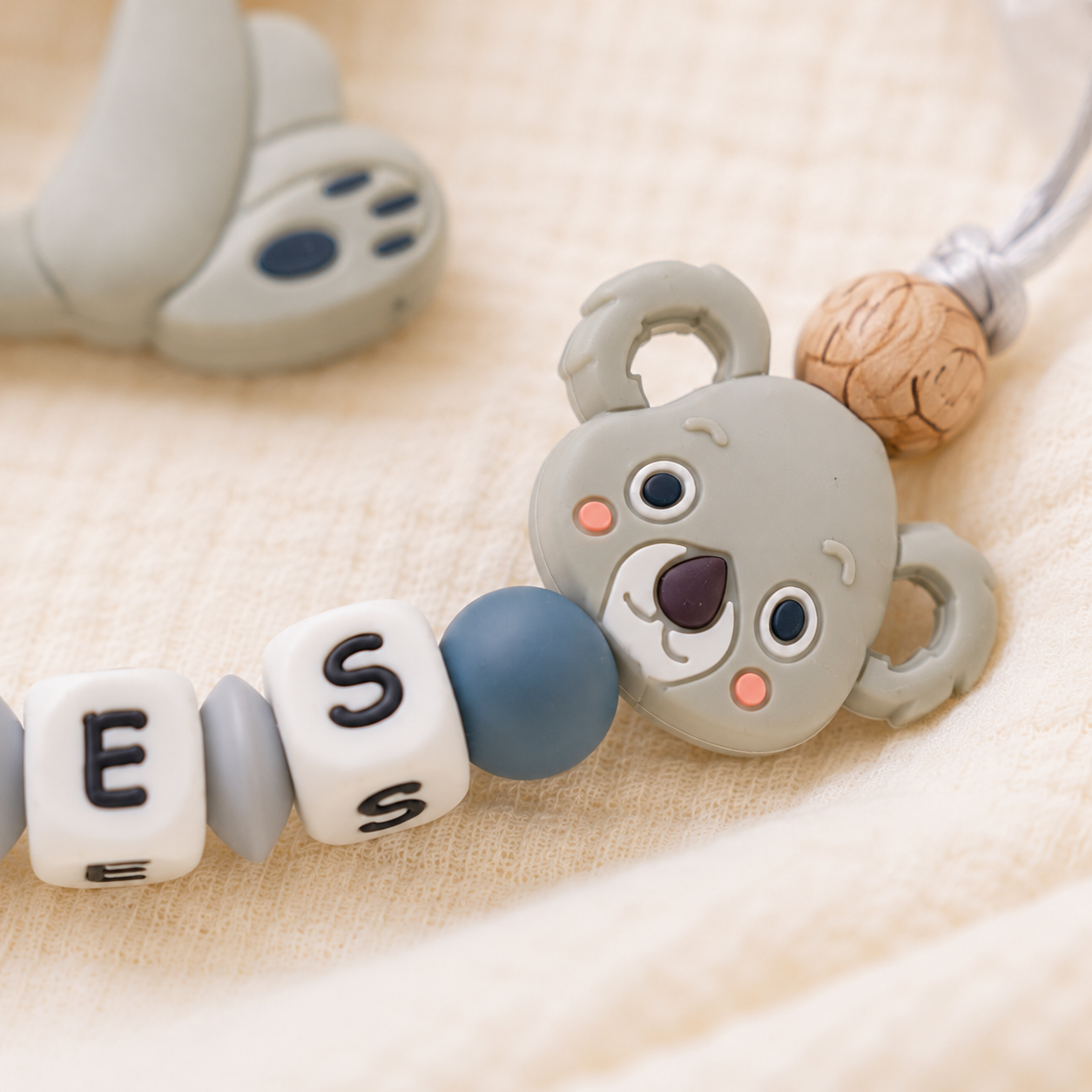 Attache sucette personnalisée Koala – silicone