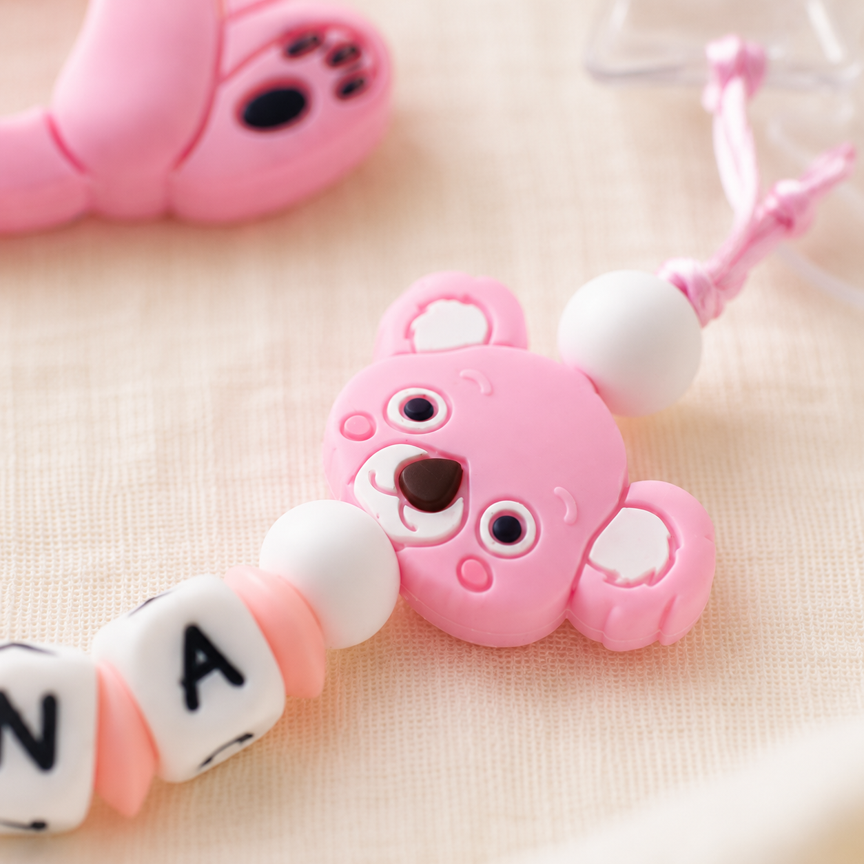 Attache sucette personnalisée Koala – silicone