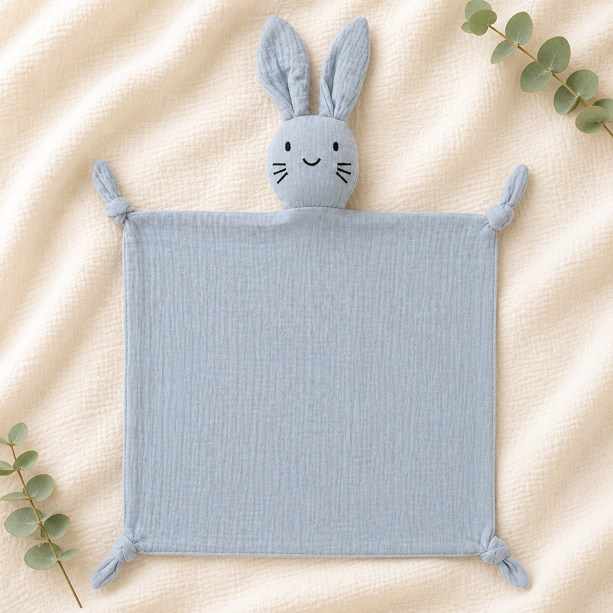 Doudou lapin personnalisé avec prénom