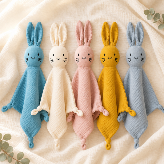 Doudou lapin personnalisé avec prénom