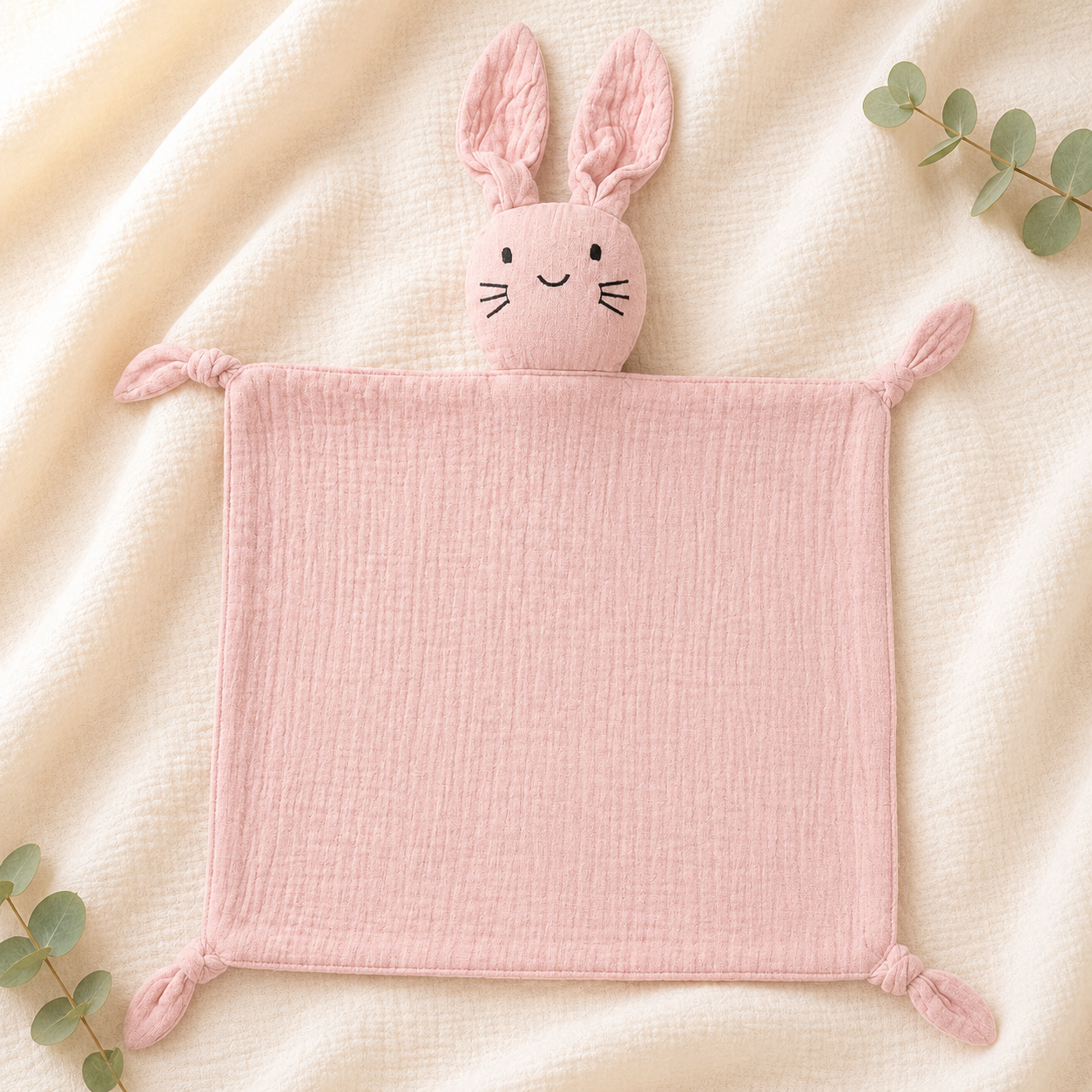 Doudou lapin personnalisé avec prénom