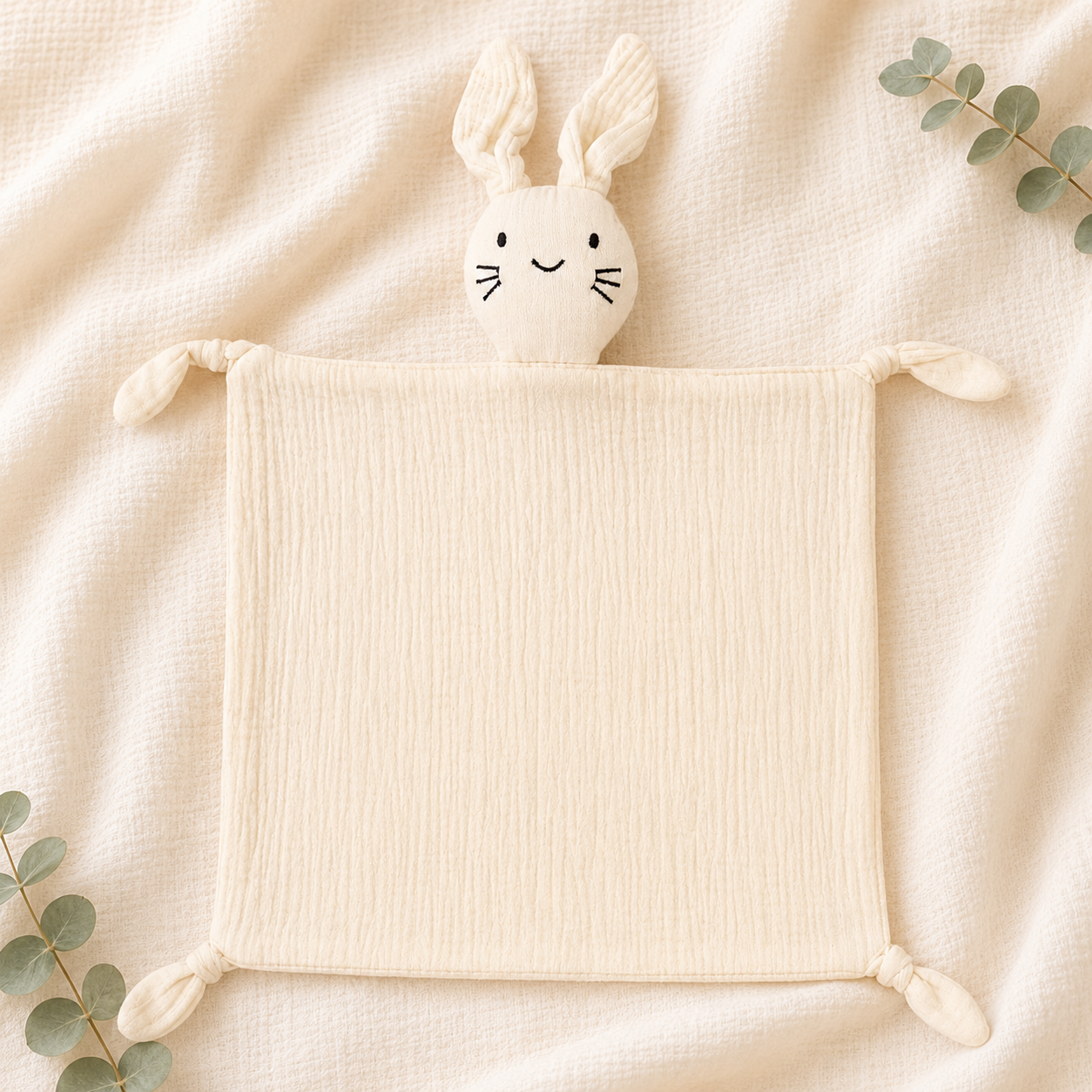 Doudou lapin personnalisé avec prénom