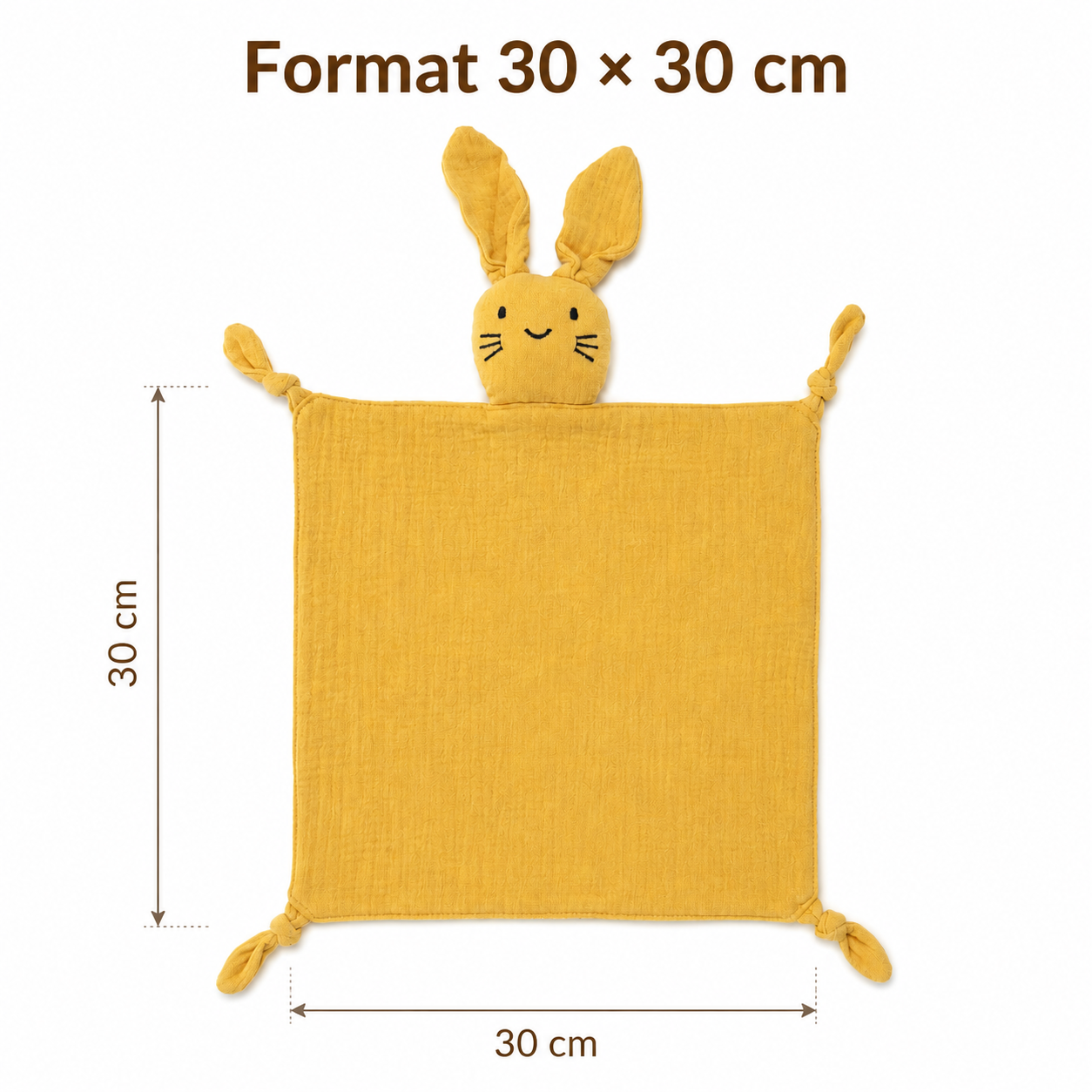 Doudou lapin personnalisé avec prénom