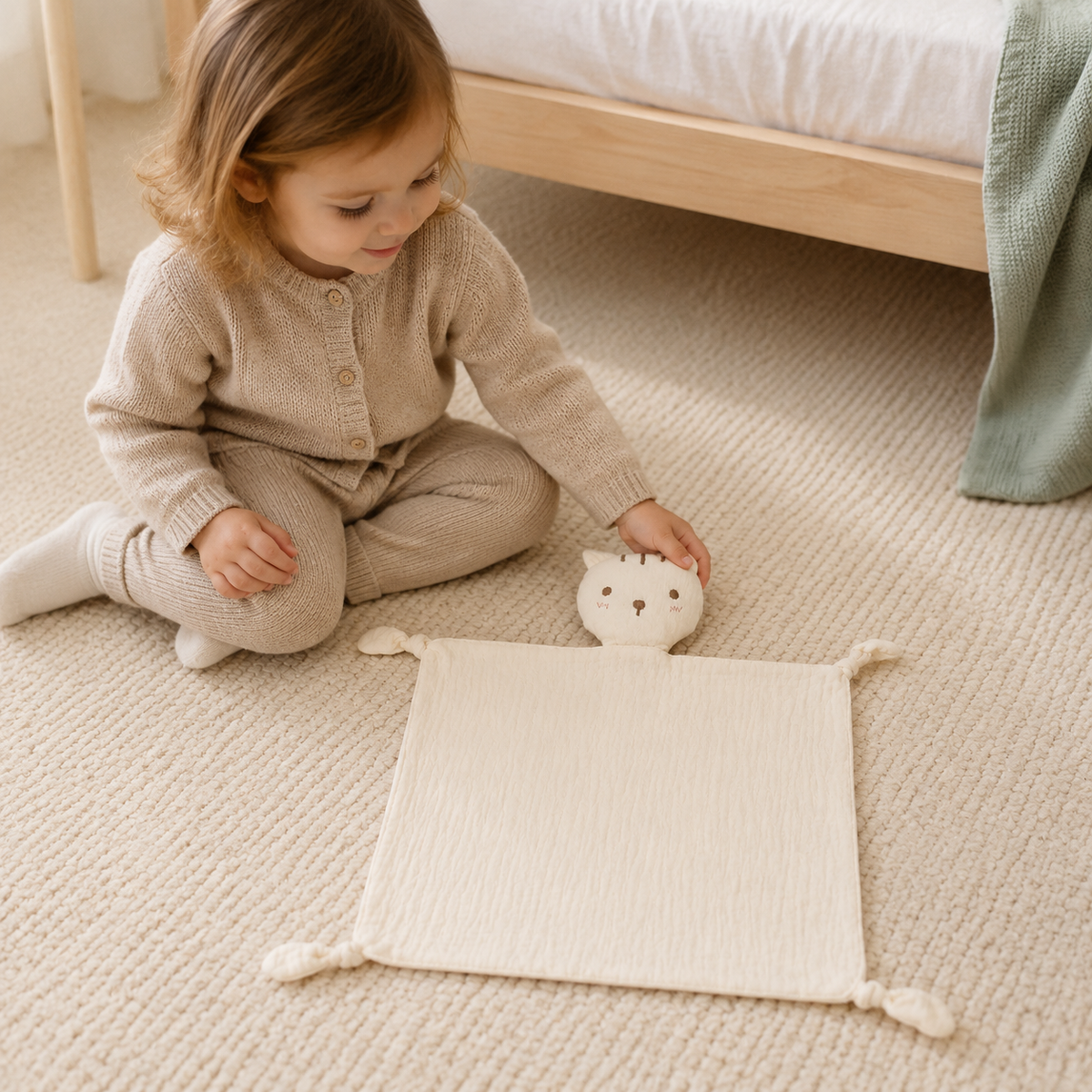 Doudou Chat personnalisé avec prénom – vue 2