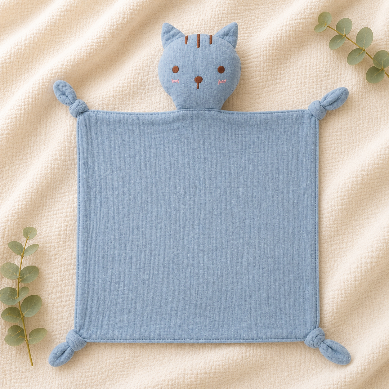 Doudou Chat personnalisé avec prénom – vue 4