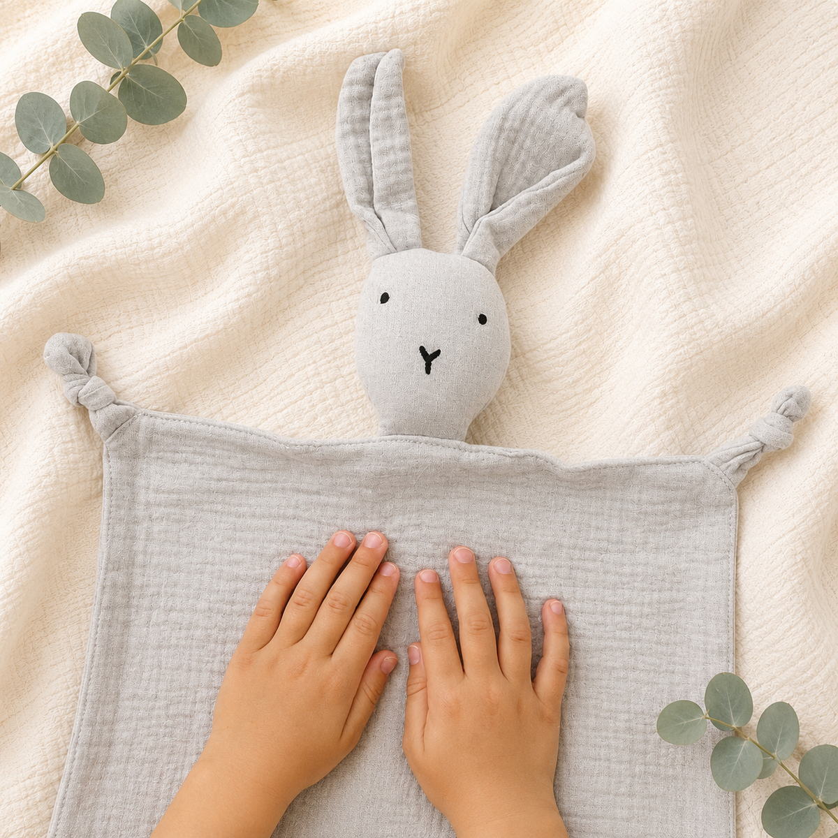 Doudou lapin personnalisé avec prénom – vue 6