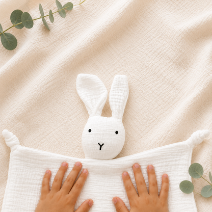 Doudou lapin personnalisé avec prénom – vue 3