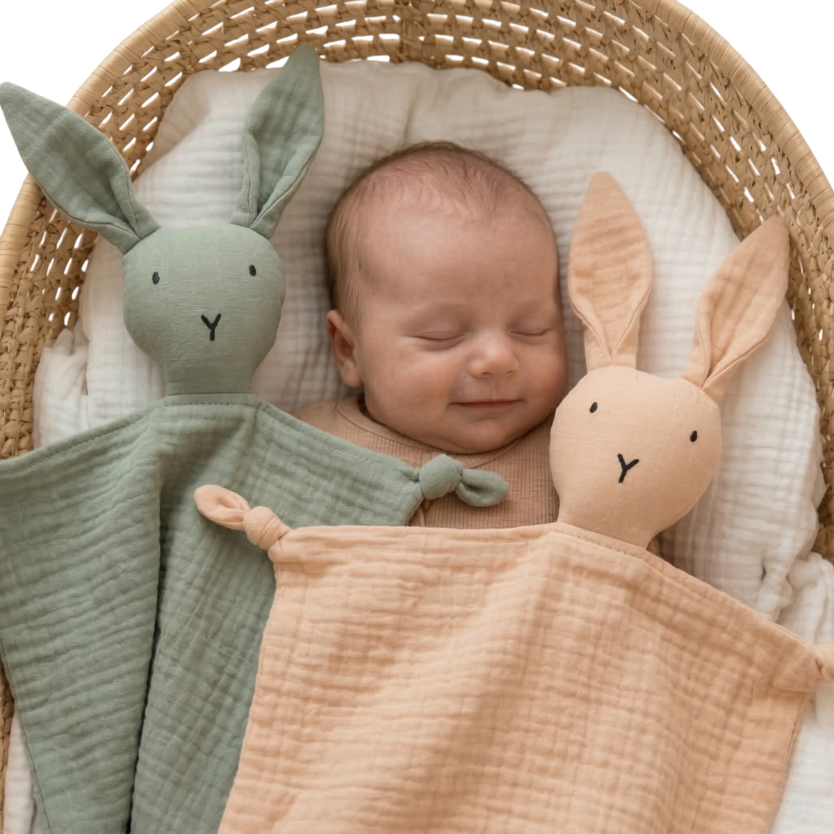 Doudou lapin personnalisé avec prénom – vue 9