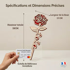 Fleur Éternelle Gravée
