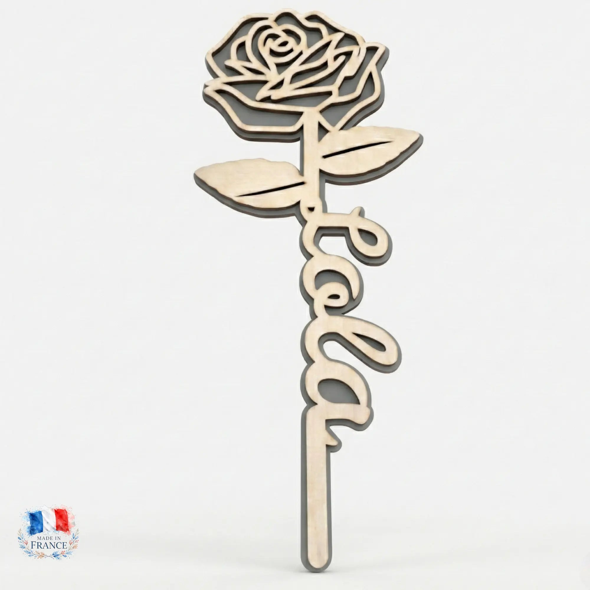 Fleur Éternelle Gravée