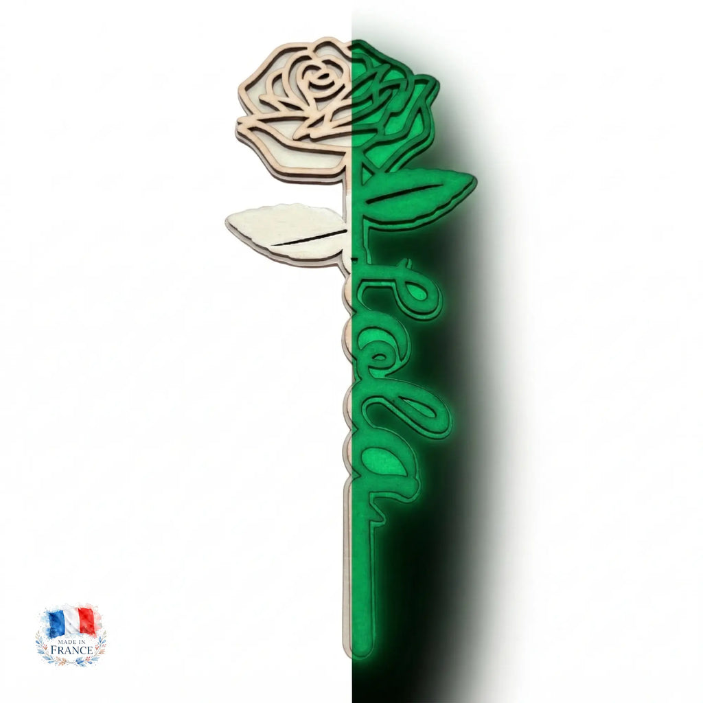 Fleur Éternelle Gravée