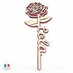 Fleur Éternelle Gravée