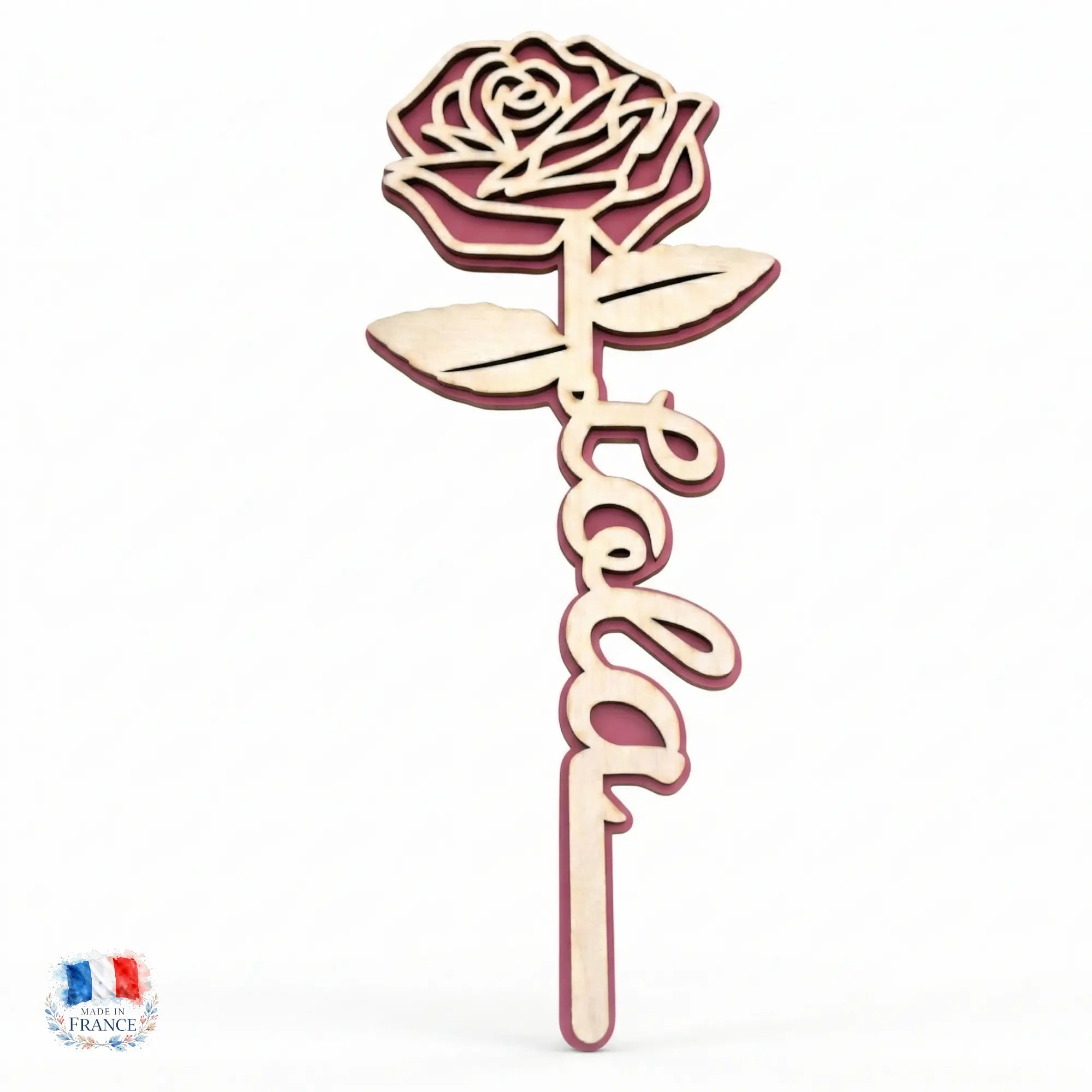 Fleur Éternelle Gravée