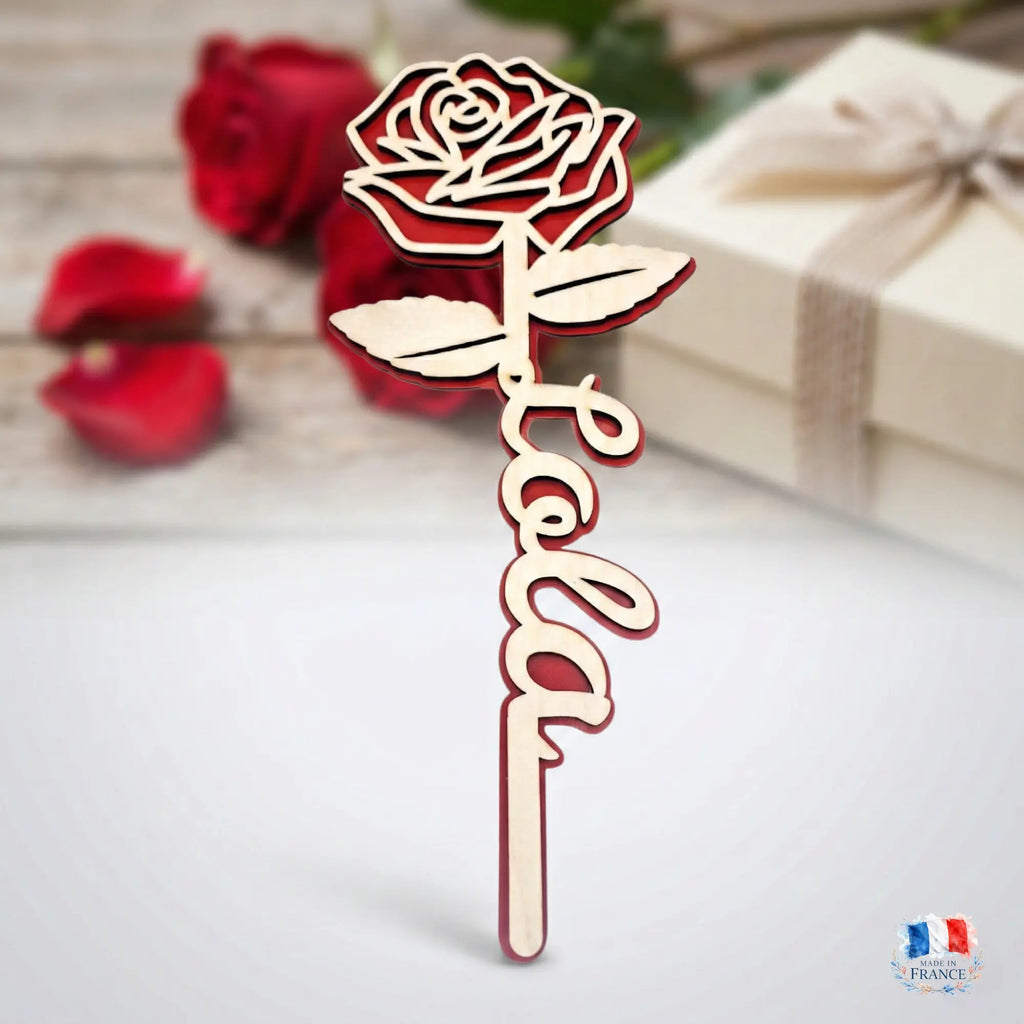 Fleur Éternelle Gravée