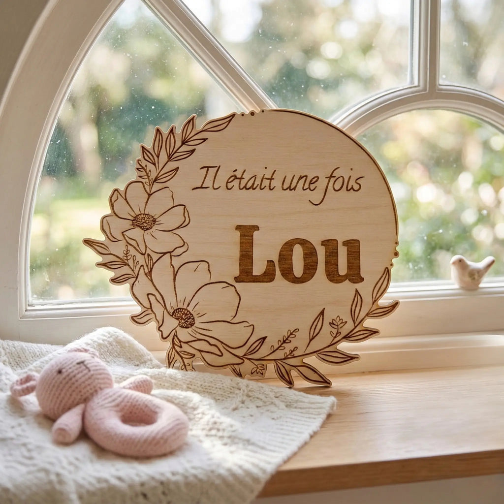 Carte étape florale