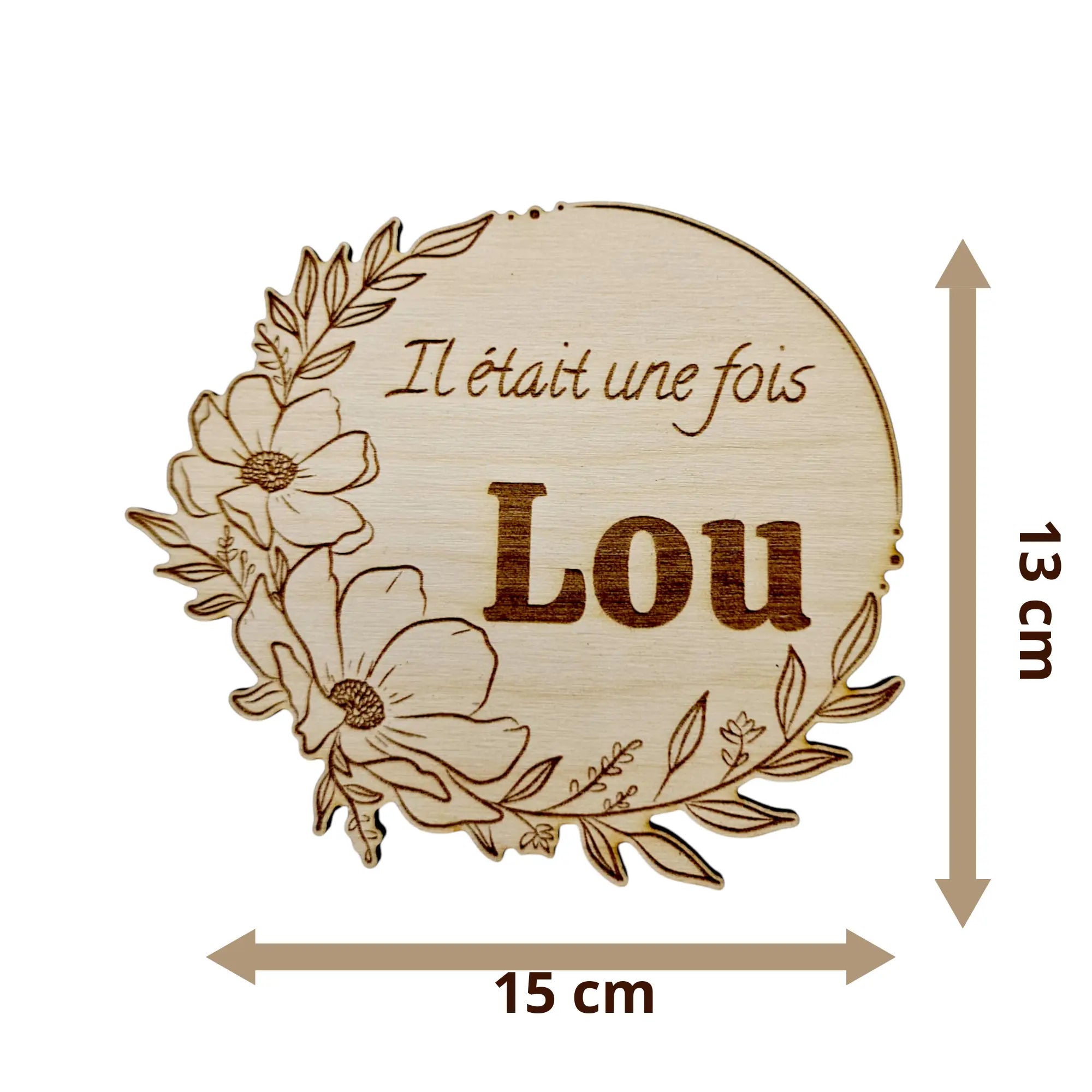 Carte étape florale