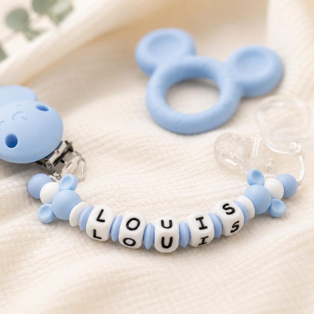 Attache sucette personnalisée Mickey – silicone – vue 9