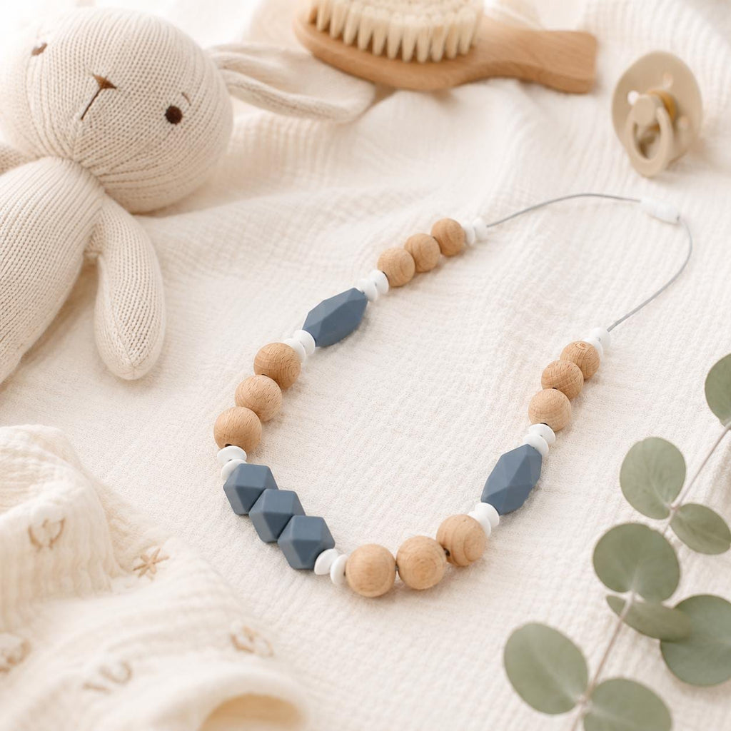 Collier d’allaitement Julia – silicone et bois – vue 3