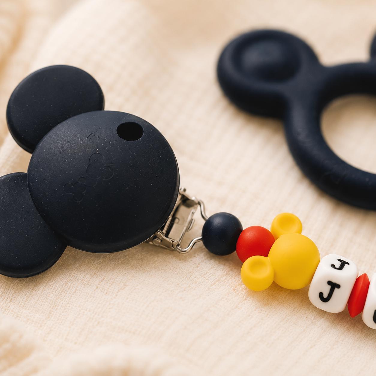 Attache sucette personnalisée Mickey – silicone – vue 8