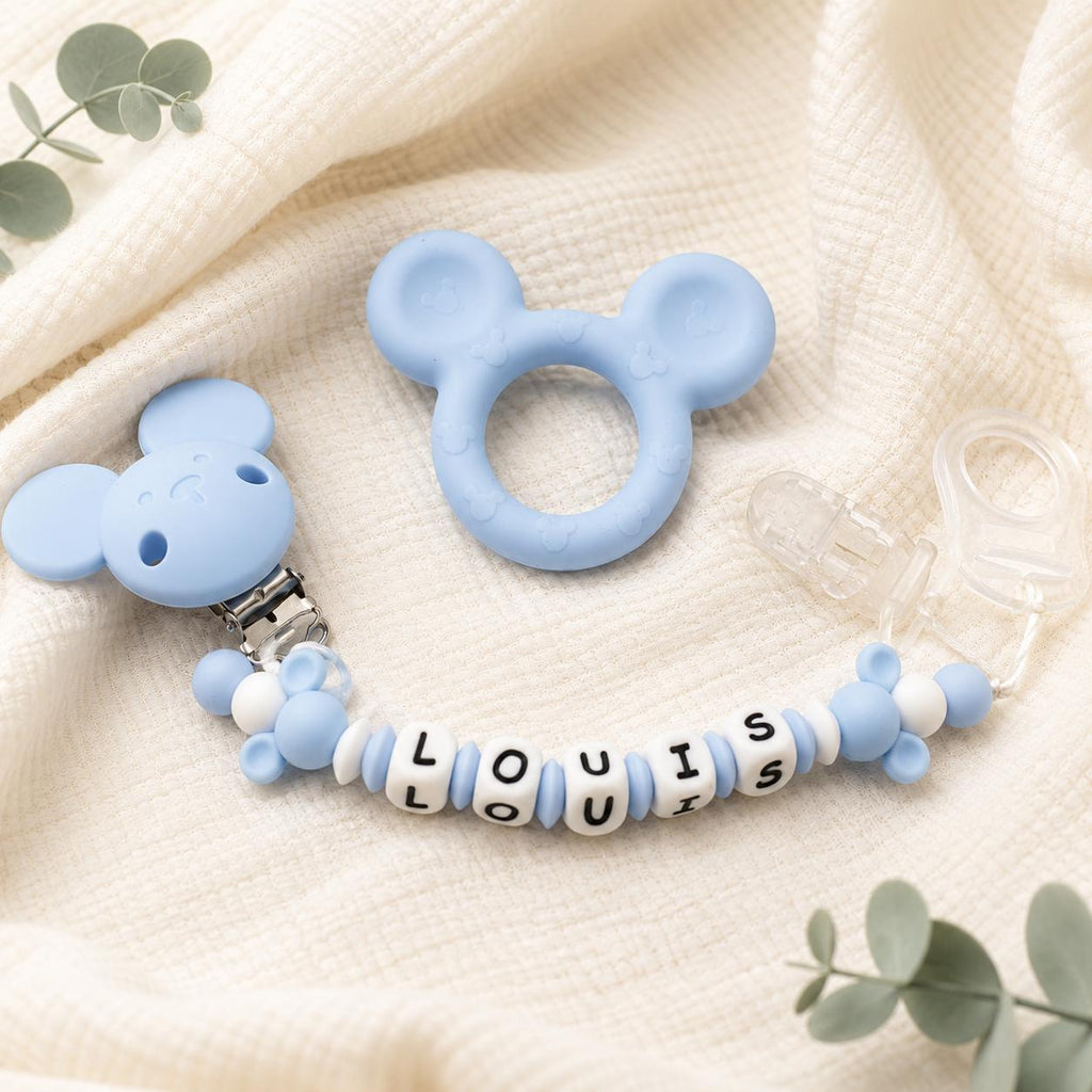 Attache sucette personnalisée Mickey – silicone – vue 3