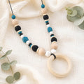 Collier d’allaitement Aria – silicone et bois – photo principale