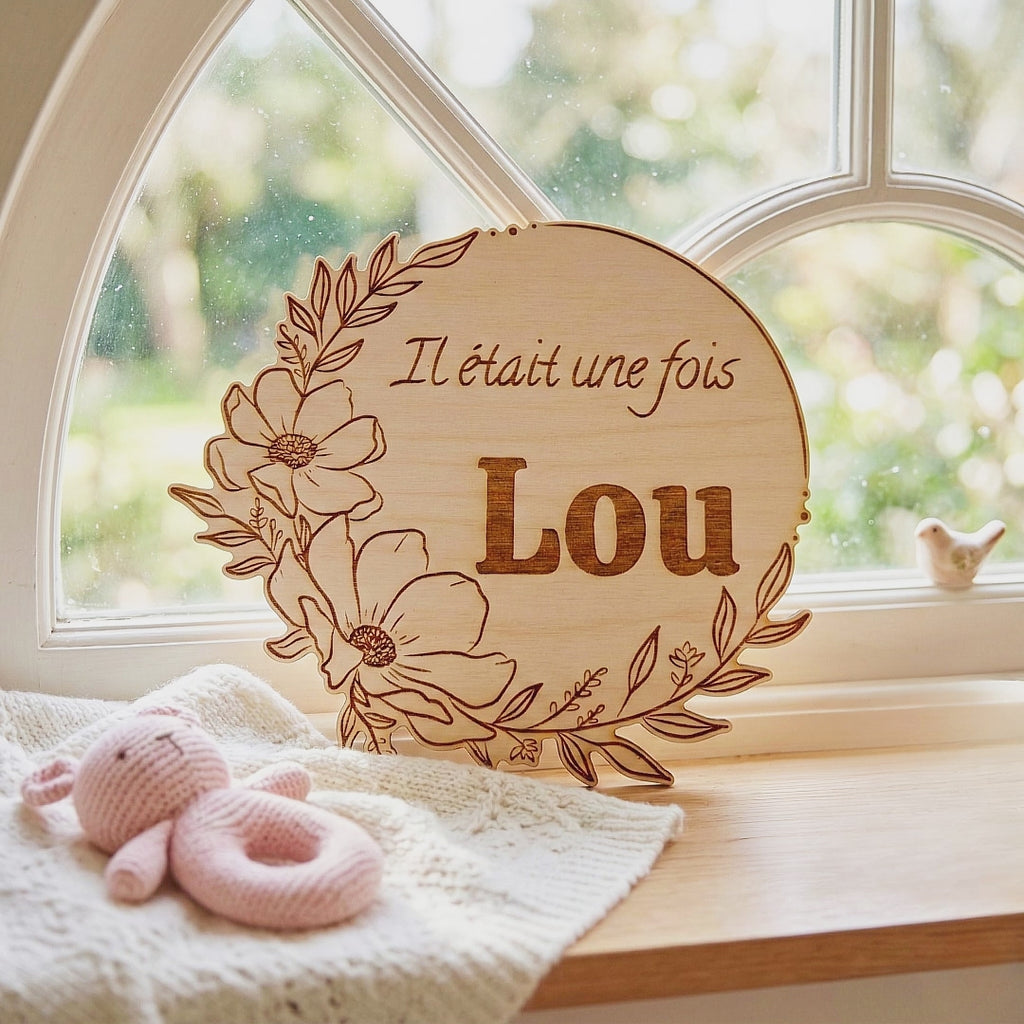 Carte étape florale